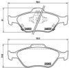 BREMBO P 83 085 Brake Pad Set, disc brake